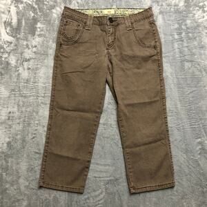 Vintage‎ Levi's Straight Capri Pants Women's Size 7 Brown